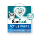 Sanicat Active White Kokusuz 10 L Topaklanan Kedi Kumu