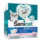 Sanicat Active White Lotus Çiçeği Kokulu Süper Topaklanan 10 lt Kedi Kumu