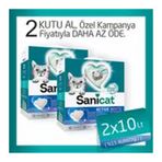 Sanicat Active White Ultra Topaklanan 2X10 lt Kedi Kumu