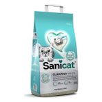Sanicat Clumping White 20 L Kokusuz Topaklaşan Kedi Kumu Kalın Taneli Hijyenik Kullanım