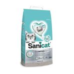 Sanicat Clumping White Cotton Fresh Oksijen Kontrollü Koku Emici Topaklanan 10 lt Kedi Kumu