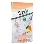 Sanicat Duo Vanilya ve Mandalina Aromalı 2x10 lt Kedi Kumu