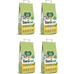 Sanicat Natura Activa Topaklanan Kokusuz 4x10 lt Kedi Kumu