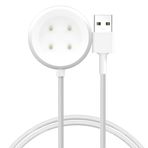 Sankel Google Pixel Watch Şarj Cihazı ile Uyumlu, USB A Taşınabilir Şarj Kablosu Piksel Saat için Yuvası, Manyetik Yedek USB A Şarj Kablosu Kordon Standı Google Pixel Watch için Aksesuarları (Beyaz)