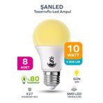 ŞANLED 10W Tasarruflu Gün Işığı Led Ampul-1-2-4-6-8-10-50-100 Adettir