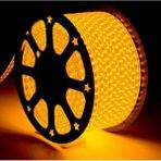 ŞANLED Cfr Hortum Esnek Şerit LED Amber Rengi + 220V FIŞ/1,2,3,4,5,10,15,20,25,50,100 Metre