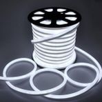 ŞANLED Neon Esnek Hortum Şerit LED Beyaz Işık Rengi + 220V Fiş 2,3,4,5,10,15,20,25,50,100 Metre - 50 m