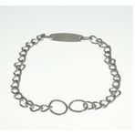 Sanlian 510-6606 1,6 mm x 30 cm Köpekler İçin İsimlikli Zincir Tasma