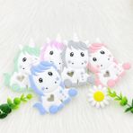 Sanlindou 10 Adet Bpa Ücretsiz Unicorn Silikon Bebek Diş Kaşıyıcı Karikatür Hayvan Kemirgenler Bite Diş Çıkarma Kolye Dıy Hediyeler | Bebek Dişlikleri (Renk Karışımı) (Yurt Dışından) - Standart - Renkli