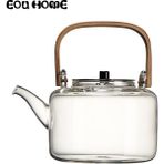 Sanlindou 1100 Ml Cam Çaydanlıklar Isıya Dayanıklı Patlama Dayanıklı Haşlanmış Çaydanlık Kung Fu Çay Seti Haşlanmış Su Özel Bambu Kolu Kiriş Tenceresi | Çaydanlıklar (Yurt Dışından)
