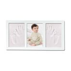 Sanlindou Bebek Fotoğraf Çerçevesi El Ayak Baskı Kalıp Makinesi Kitleri Yumuşak Kil Inkpad Footprint Parmak Izi Çamur Seti Bebek Hatıra Bebek Hediye | El ve ayak Izi Yapımcıları (Yurt Dışından) - Beyaz
