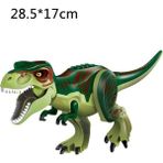 Sanlindou Jurassic Dinosaur Dünya Serisi Yapı Taşları Triceratops Indominus Rex Büyük Rakamlar | Bloklar (Yurt Dışından) - Yeşil