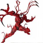 Sanlindou Marvel Revoltech Serisi No.008 Carnage Deadpool Spiderman Gwen Stacy Venom Figürü Oyuncak | Aksiyon Figürleri (Yurt Dışından) - Kırmızı