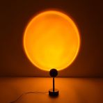 Sanlindou Nordic LED Günbatımı Zemin Lambası Kapalı Dekor İçin Atmosfer Standı Lamba Yatak Odası Oturma Odası Renkli Zemin Işık Ayakta Aydınlatma - Gece Işıkları (Yurt Dışından) - Siyah