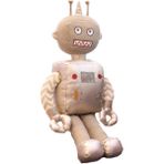 Sanlindou Sevimli Kahverengi Robot 40 cm Peluş Oyuncak