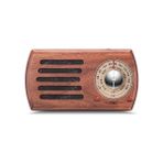 Sanlindou Taşınabilir Cep Am Fm Radyo Retro Ceviz Ahşap Pil Yürüyüş Jogging Spor Salonu Kamp Için 3.5mm Kulaklık Jack ile Kumandalı | Radyo (Yurt Dışından) - Kahverengi