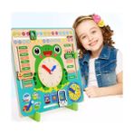 Sanlindou Toys Hava Sezonu Takvim Saat Zamanı Biliş Okul Öncesi Eğitim Öğretim Yardımları Çocuklar Için Oyuncaklar | (Yurt Dışından) - Yeşil