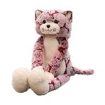 Sanlindou Yumuşak Kedi Siyah - Gri Kedi 70 cm Peluş Oyuncak