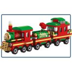 Sanlindounoel Tren Ağacı Yapı Taşları Mini Kafatası Cadılar Bayramı Cadı Kabak Araba Modeli Rakamlar İle Tuğla Set Oyuncaklar Çocuklar Hediye | Blokları (Yurt Dışından) - Kırmızı
