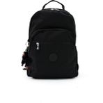 Sanmorris 3022 Unisex Suya Dayanıklı Krinkıl Kumaş Çok Gözlü Büyük Laptop Okul ve Sırt Çantası - Siyah