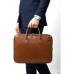 Sanmorris Sedef Çanta Ss 1446 Unisex 15.6 inç Uyumlu Suni Deri Darbe Korumalı Laptop ve Evrak Çantası TABA - standart