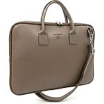 Sanmorris Unisex 15.6 Inç Uyumlu Suni Deri Darbe Korumalı Laptop ve Evrak Çantası 1446 - Vizon