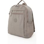 Sanmorris Unisex Suya Dayanıklı Krinkıl Kumaş Çok Gözlü Laptop Okul ve Sırt Çantası 3059 - Vizon