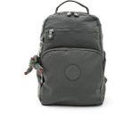 Sanmorris Unisex Suya Dayanıklı Krinkıl Kumaş Çok Gözlü Orta Boy Koyu Gri Renkli Laptop Okul Ve Sırt Çantası