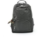 Sanmorris Unisex Suya Dayanıklı Krinkıl Kumaş Çok Gözlü Orta Boy Laptop Okul ve Sırt Çantası 3013 - Gri
