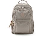 Sanmorris Unisex Suya Dayanıklı Krinkıl Kumaş Çok Gözlü Orta Boy Laptop Okul ve Sırt Çantası 3013