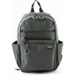 Sanmorris Unisex Suya Dayanıklı Paraşüt Kumaş 4 Bölmeli Laptop Bölmeli Koyu Gri Seyahat Ve Okul Çantası
