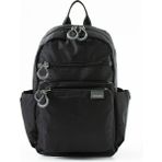 Sanmorris Unisex Suya Dayanıklı Paraşüt Kumaş 4 Bölmeli Laptop Bölmeli Seyahat Ve Okul Çantası - Siyah