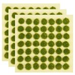 Sanmum Statik çim demeti x 100, suni çim model kiti, peyzaj, diorama model demiryolu, arazi yapımı için (yeşil)