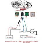 Sanning Motosiklet Takip Cihazları Mini 9-90 V Araba Röle Gps Takip Cihazı Kesilmiş Yağ Şok Sms Alarm Bulucu Takip Sistemi Ücretsiz App (Yurt Dışından) - Siyah