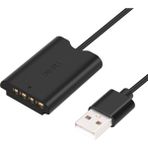 Sanning Zv-1 RX100 M7 M6 M5 RX1R HX50 HX90 HX300 HX400 Kamera Için Usb-A Güç Adaptörü Dc Bağlayıcı ile Np-Bx1 Kukla (Yurt Dışından) - Siyah