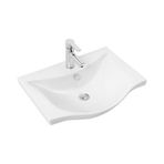 Sanovit Albatros 55 cm Beyaz Konsollu Lavabo