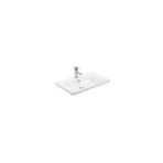 Sanovit Soft 65 cm Beyaz Konsollu Oval Köşeli Lavabo