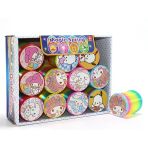 Sanrio Karakterli Magic Spring Stres Yayı - Standlı Gökkuşağı Renkli Oyuncak Seti 12'Li Alk3988