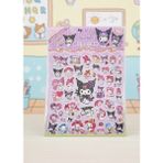 Sanrio Kawaii Büyük Boy Kabartmalı Sticker 55 Adet Sticker ve Boyama Kağıdı Lüx Sevimli Hediyelik