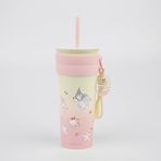 Sanrio Lisansı Askılı ve Pipetli 800 ML Paslanmaz Çelik Matara by MINISO