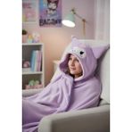 Sanrio Lisanslı Kuromi Kapüşonlu Battaniye – Yumuşak Dokulu & Giyilebilir