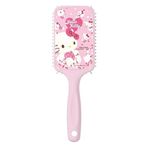 Sanrio Lisanslı Pembe Serisi Simli Yastıklı Saç Fırçası (Hello Kitty)