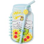 Sanrio Lisanslı Pipetli Bardak Figürlü Telli Not Defteri