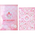 Sanrio Lisanslı Renkli Yaz Serisi Sert Kapak Sallantılı Not Defteri - My Melody