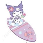 Sanrio Lisanslı Yaz Serisi Masa Üstü Telefon Tutucu - Kuromi