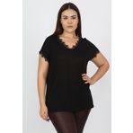 Şans 65N13235 Siyah Kadın Bluz