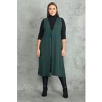 Şans 65N19823 Yeşil Kadın Yelek