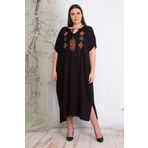 Şans 65N22609 Siyah Kadın Elbise