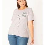 Şans 65N27881 Gri Kadın Bluz