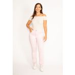 Şans 65N34542 Pembe Kadın Pantolon